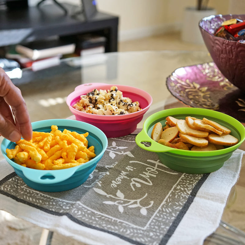 Southern Homewares Collapsible Silicone Pet Bowl Travel Set 3 Piece for Home Pets Water Feed Dorms Camping, SH-10152 - BeesActive Australia
