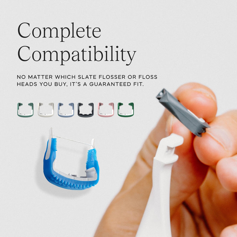 Slate Flosser Mini Orthodontic Braces Bundle, 3-in-1 Reusable Flosser Kit
