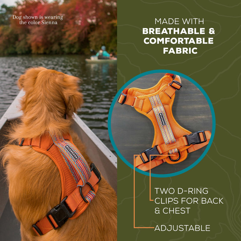 Wilderdog Lightweight Dog Harness with Reflective Straps - Large - Sienna - BeesActive Australia