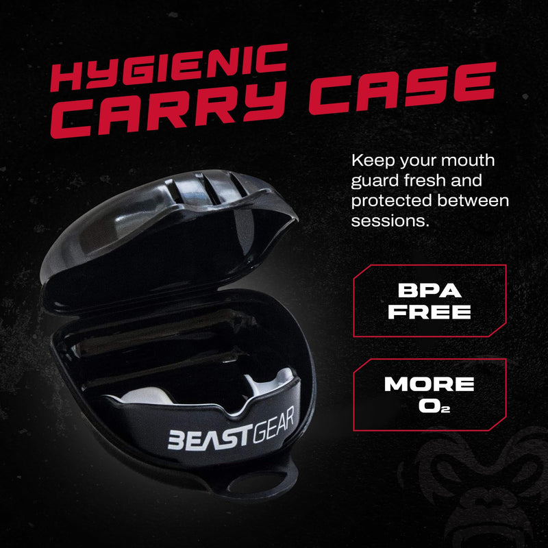 Beast Gear Sports Mouth Guard - Adult and Youth Gum Shield for Boxing, Football, Lacrosse, Basketball, Rugby, MMA - Mouthguard Sports Accessories for Men, Women & Kids - BeesActive Australia
