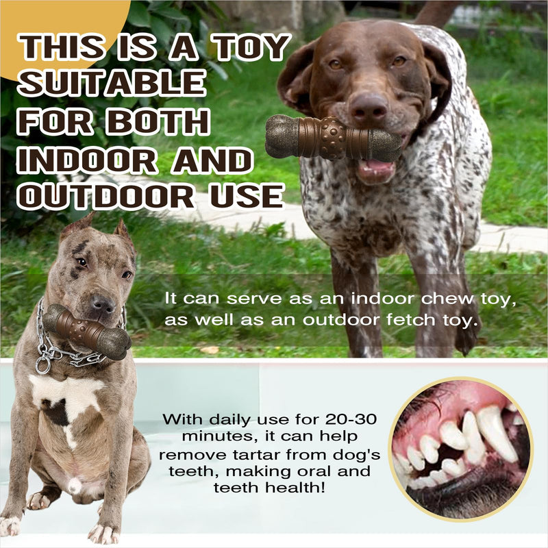 Dog Chew Indestructible Bone Toy for Large Aggressive Chewers Extra-Large Breed Dogs Tough Durable Sturdy Crate Enduring Toys Interactive Boredom Busters Teething Indoor Outdoor Keep Them Busy Gift - BeesActive Australia