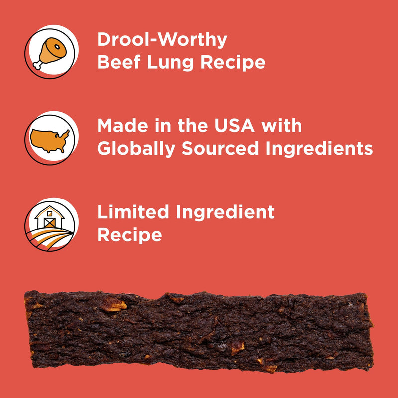 BIXBI Skin & Coat Support Beef Liver Jerky Dog Treats, 12 oz - USA Made Grain Free Dog Treats - Antioxidant Rich to Support Shiny, Full Bodied Coats - High in Protein, Whole Food Nutrition, No Fillers 12 Ounce (Pack of 1)