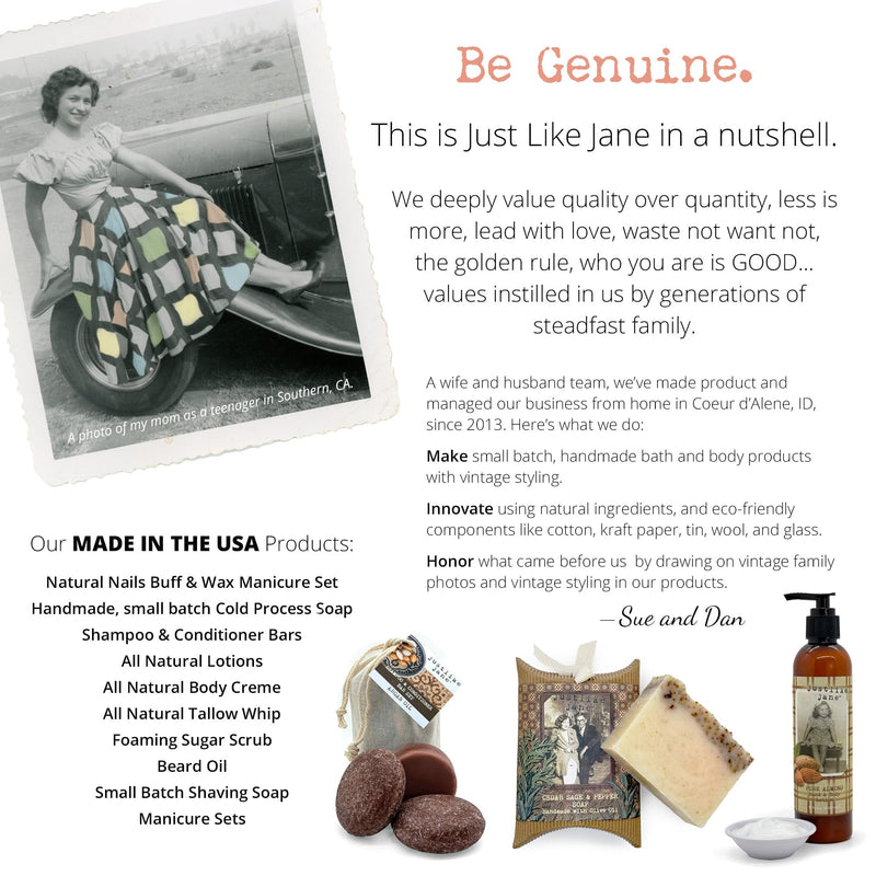 Just Like Jane™ Natural Nails Buff & Wax Kit - New Nano Glass File for Higher Shine! Complete kit - BeesActive Australia