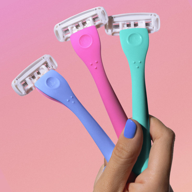 Billie Disposable Razors for Women - The Malibu Set 1 Count (Pack of 3)