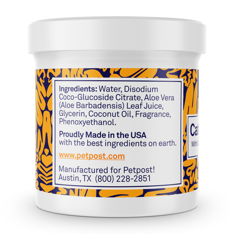 Petpost | Cat Ear Cleaner Wipes - Ultra Soft Cotton Pads in Coconut Oil Solution - Treatment for Removing Cat Ear Dirt & Wax 100 ct. - PawsPlanet Australia
