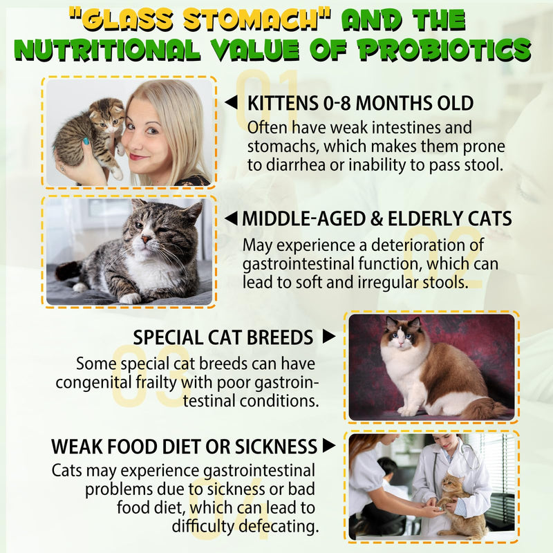XAYGHE Constipation Treatment, Constipation for Cats, Laxative for Cats, Laxative with 6 Probiotic Supplements, Prevents Stool Buildup, Promotes Cat Intestinal Health, 60ml - BeesActive Australia