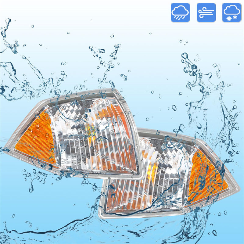 WFLNHB Park Signal Corner Marker Lights Replacement for Compass 2007-2010 Driver Left Side and Passenger Right Side 68000682AB 68000683AB - BeesActive Australia