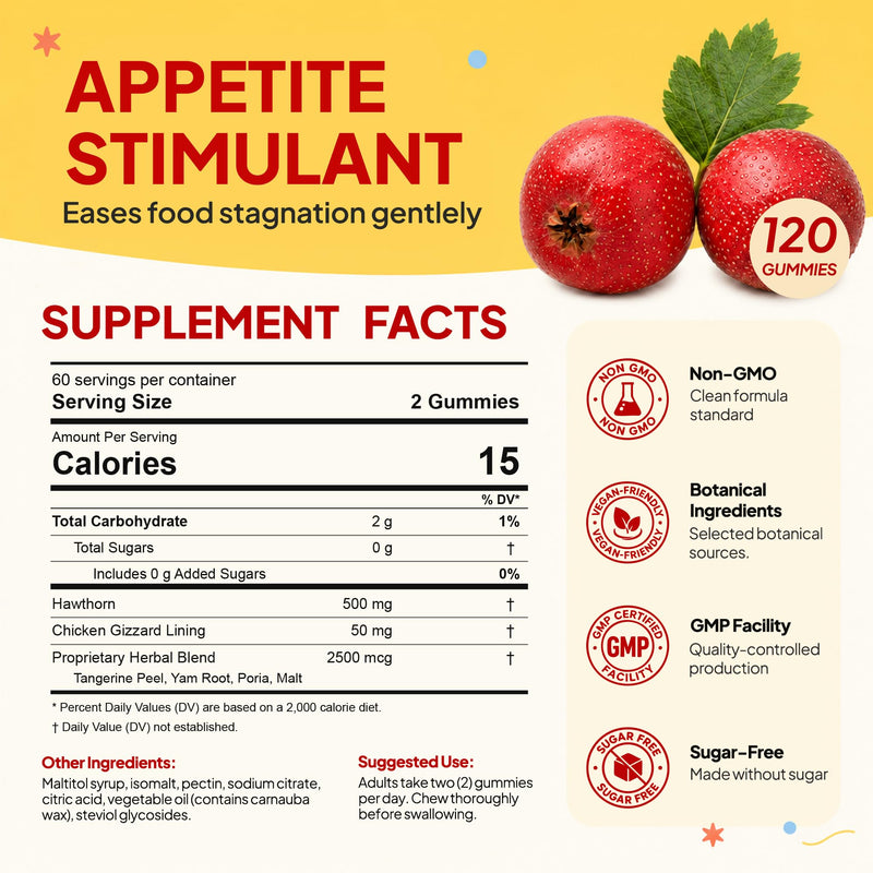 Nature's Key Appetite Booster Gummies Kids- 120 Count Appetite Stimulant for Children/Adults to Eat More, All Natural Weight Gain Supplements, Picky Eater Vitamin, Superfood | Organic | NO Sugar 120 Count (Pack of 1)