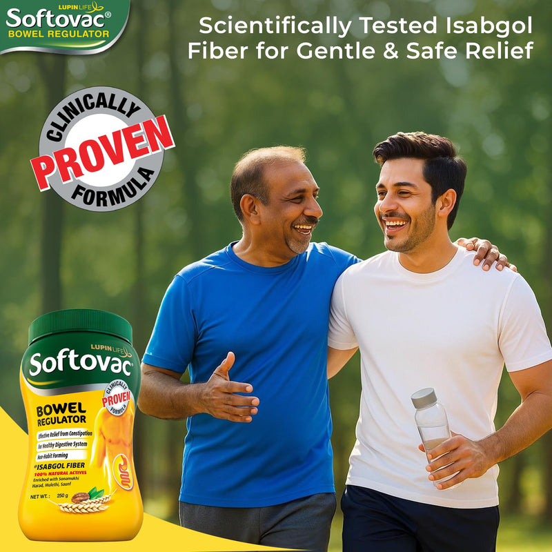 Bowel Regulator 250g - 100% Natural Actives: High Fiber Formula enriched with Sonamukhi, Harad, Mulethi, Saunf etc.