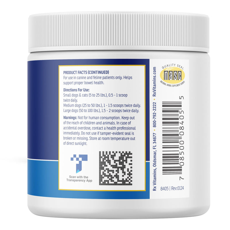 Rx Vitamins NutriGest - Cat & Dog Probiotics for Digestive Health - 4.65oz | Cat & Dog Probiotic Powder to Promote Optimal Gut Flora - Helps Manage Gastrointestinal Discomforts New Label