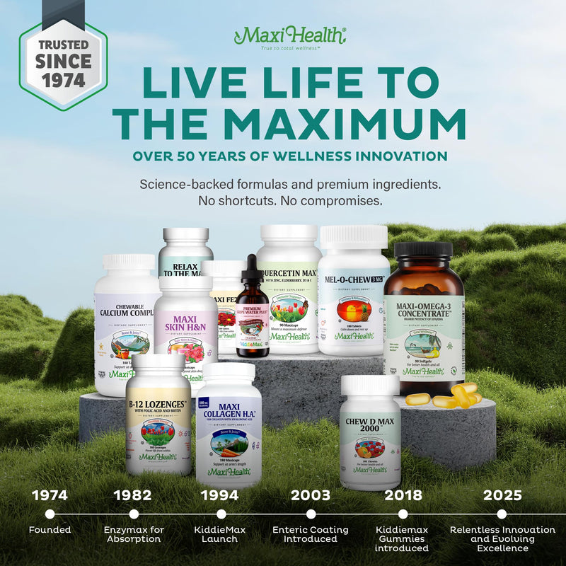 Maxi Health Multivitamin – Easy to Swallow Multi Vitamin Capsules with 30 Nutrients, Iron & Probiotics – Kosher Daily Multivitamins Small Capsules for Wellness Support & Digestive Ease (120 Units) 120 Count (Pack of 1) Unflavored