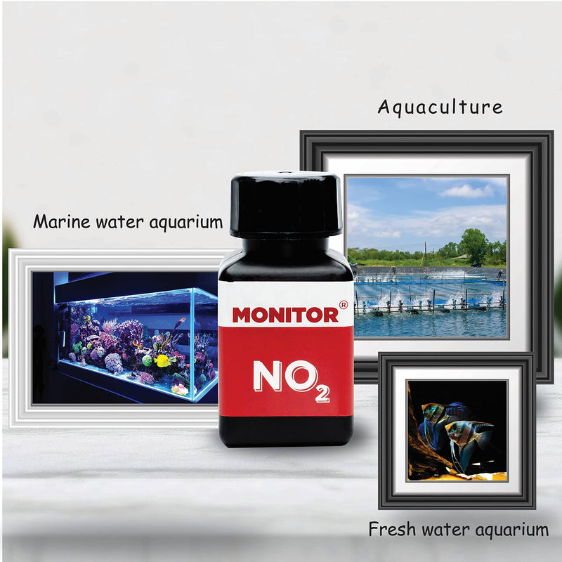 Monitor Nitrite Test KIT (200 Tests) - Monitor Aquarium and aquaculture Water Quality - BeesActive Australia