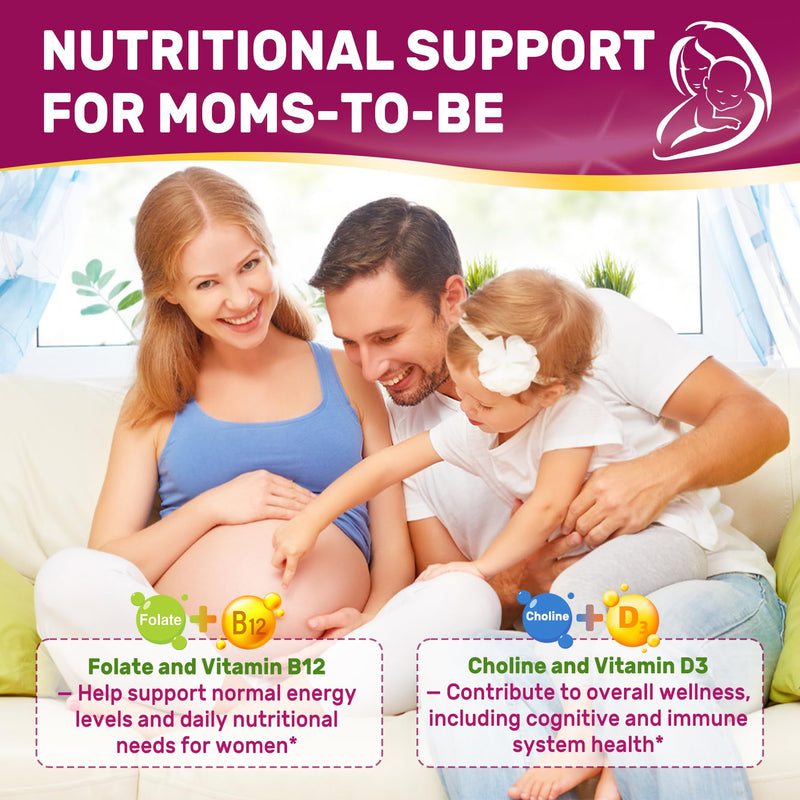 Inositol Gummies for Women + Chasteberry, Myo-Inositol & D-Chiro Inositol 2000mg + 50mg Ideal 40:1 Ratio with Methylated B12 & Folate, Choline, Magnesium,Vitamin D3 for Overall Health,Sugar Free,60Cts 60 Count (Pack of 1)