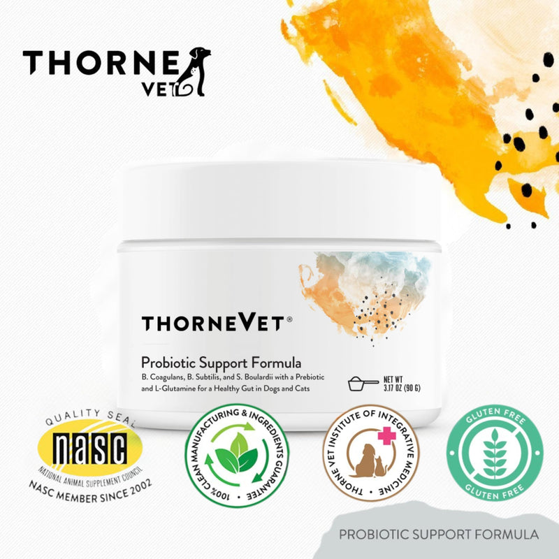 ThorneVET Probiotic Support Formula – Gastrointestinal Support for Dogs, Cats & Horses, Powder