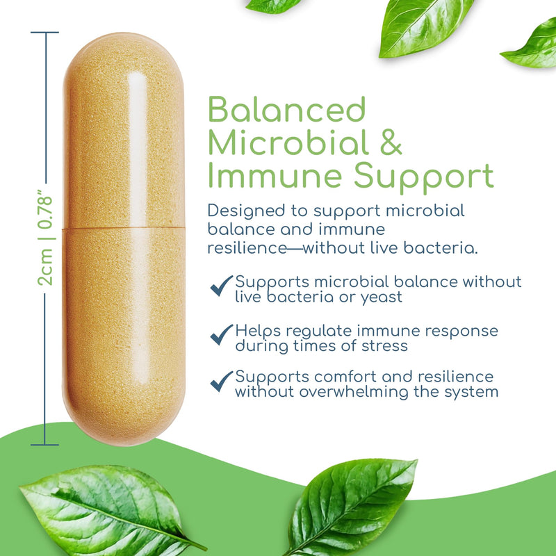Herbal Biotic, Immune Support Vitamins, Natural Immune System Booster for Adults, Immune Support Supplement Enriched with Cat’s Claw for Probiotic Balance, Digestive Health, 120 Vegan Capsules 120 Count (Pack of 1)