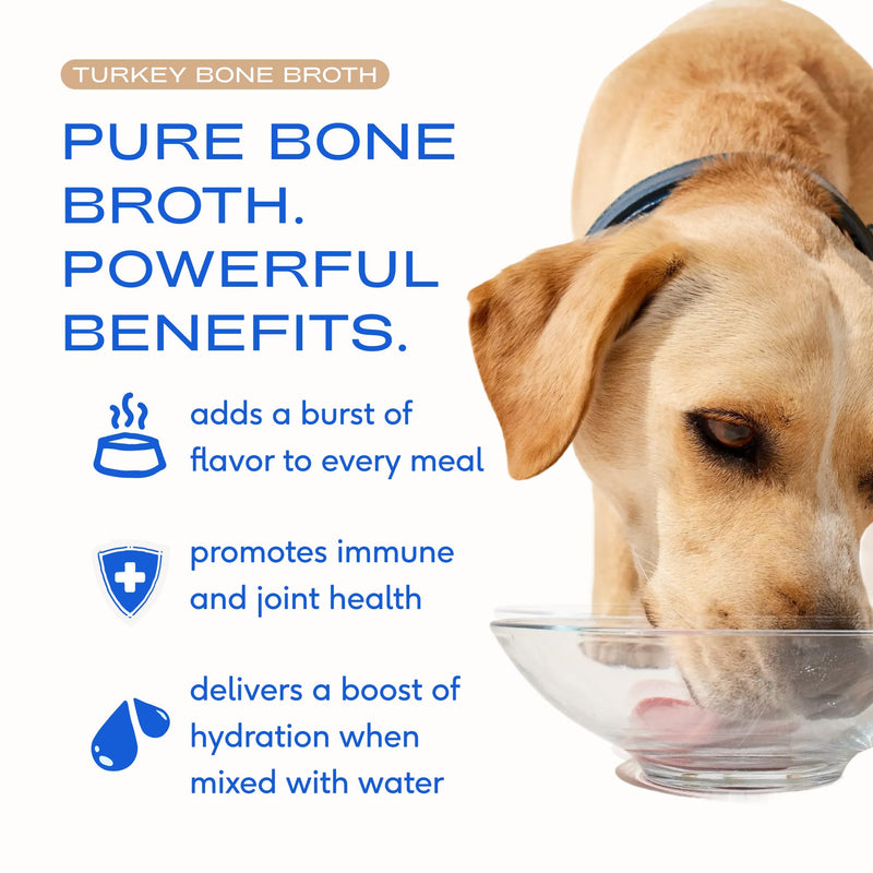 Native Pet Full-Body Wellness Duo: Turkey Bone Broth Powder for Dogs (96 Servings) & Daily Dog Multivitamin (30 Scoops) - Daily 11-in-1 Multivitamin and Pet Gravy Food Topper for Picky Eaters