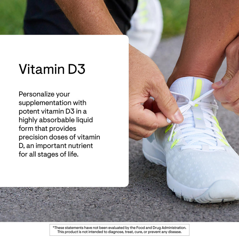 THORNE Vitamin D3 Liquid, 4,000 IU with Precision Dropper, 30 Servings | Supports Bone & Muscle Health, Calcium Absorption, Cardiovascular & Immune Function*, Vegan, NSF Contents Certified