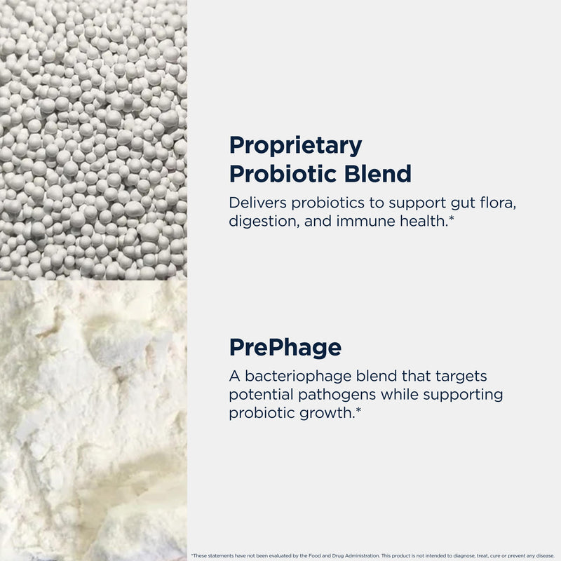 Designs for Health Probiophage DF - Bacteriophage Prebiotic + Probiotic Supplement - Probiotics for Digestion + Immune Support - Dairy Free Pre and Pro Biotics in Delayed Release Capsules (60 Count) | Prebiotic Bacteriophage Blend with Probiotics, For ...