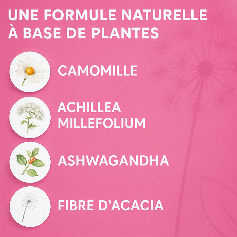 FemBalance – Female Hormonal Balance Complex – Ashwagandha 250mg & Magnesium 350mg – Daily PMS Cycle & Mood Support – Chamomile & Ginger + B6 P-5-P Zinc – 90 Vegan HPMC Capsules