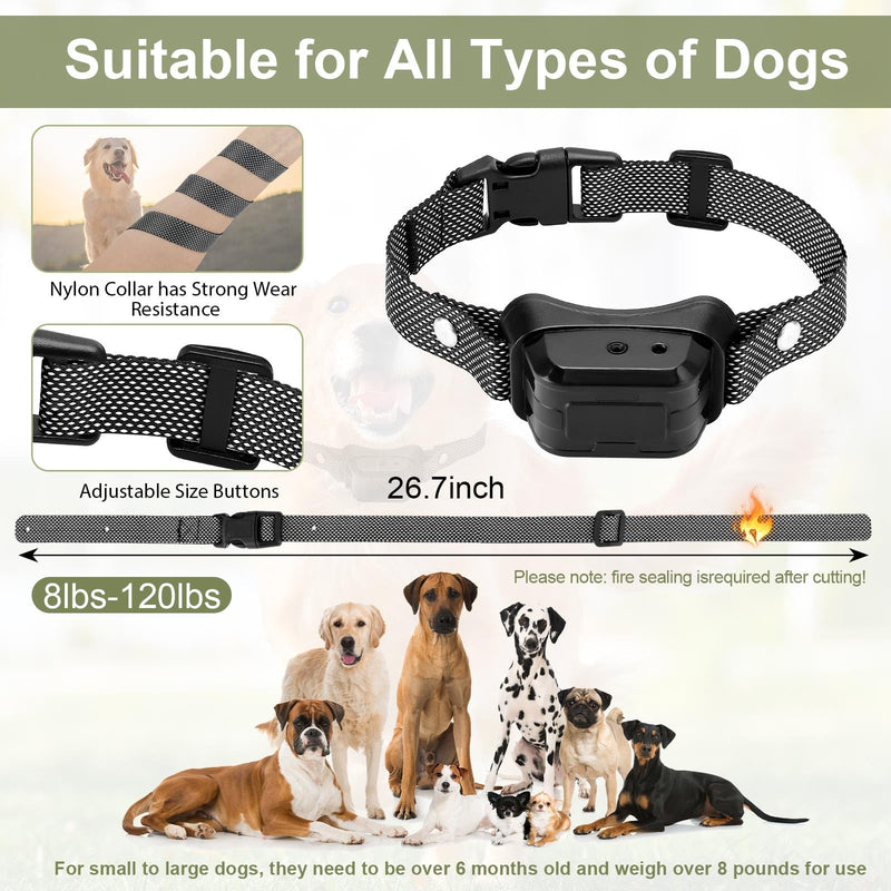 Citronella Training Collar for Dog, [1*Citronella Refill] with Beep/Vibration/Spray Mode & 6 Adjustable Sensitivities Spray Collar, IPX6 Waterproof Safer Spray Dog Training Collar for L/M/S Dogs Green-QT - BeesActive Australia