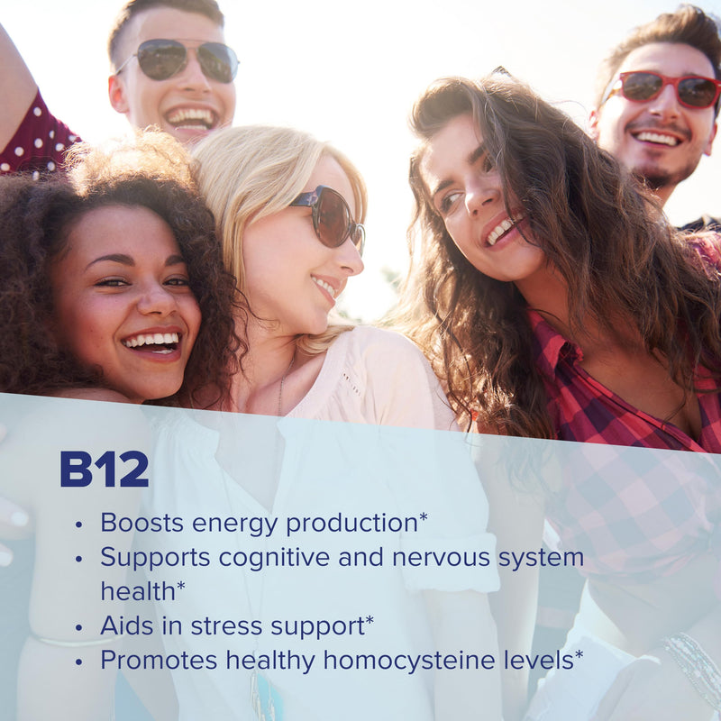 Superior Source No Shot Vitamin B-12 Methylcobalamin 2000 mcg, B-6, & Methylfolate 1200 mcg - Supports Energy, Brain, and Heart Health - Bariatric Friendly - 60 Sublingual Dissolving Tablets