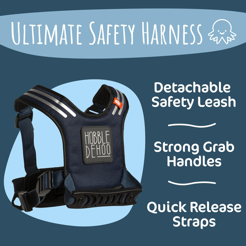 Child Safety Harness | Premium Adjustable Toddler & Kids Harness Ages 2‚Äì7 | Autism Support Blue