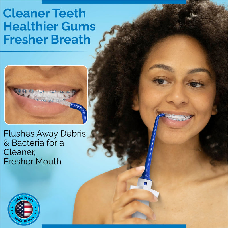 Oral Irrigator Shower Dental Care System | Advanced Shower Water Flosser for Healthy Gums and Teeth | Shower Flosser | Dental Water Flosser for Superior Dental Hygiene at Home | Made in U.S.A. - BeesActive Australia