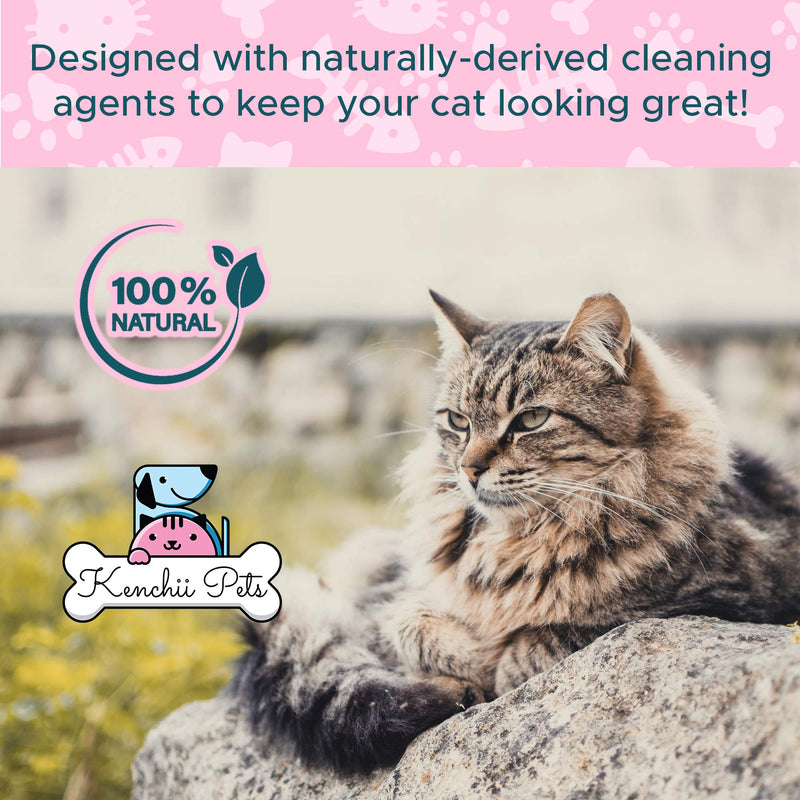 Professional Pet Grooming Spray for Kittens and Cats | All-Natural Scented Moisturizing Cat Detangler Spray | Kitten Conditioner Coat Shine Spray | Cat Grooming Supplies Happy Kitten - BeesActive Australia