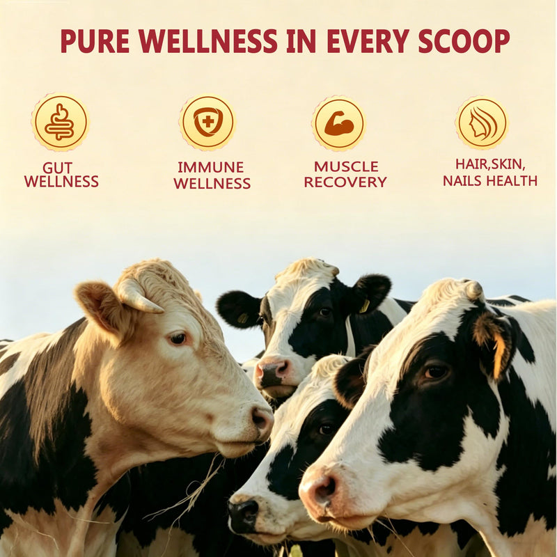 Core Bovine Colostrum Gummies, 1g Per Serving Grass Fed Colostrum Chews Colostrum Supplement for Gut Health, Hair Growth, Beauty, and Immune Support, Strawberry Flavor 60 Servings
