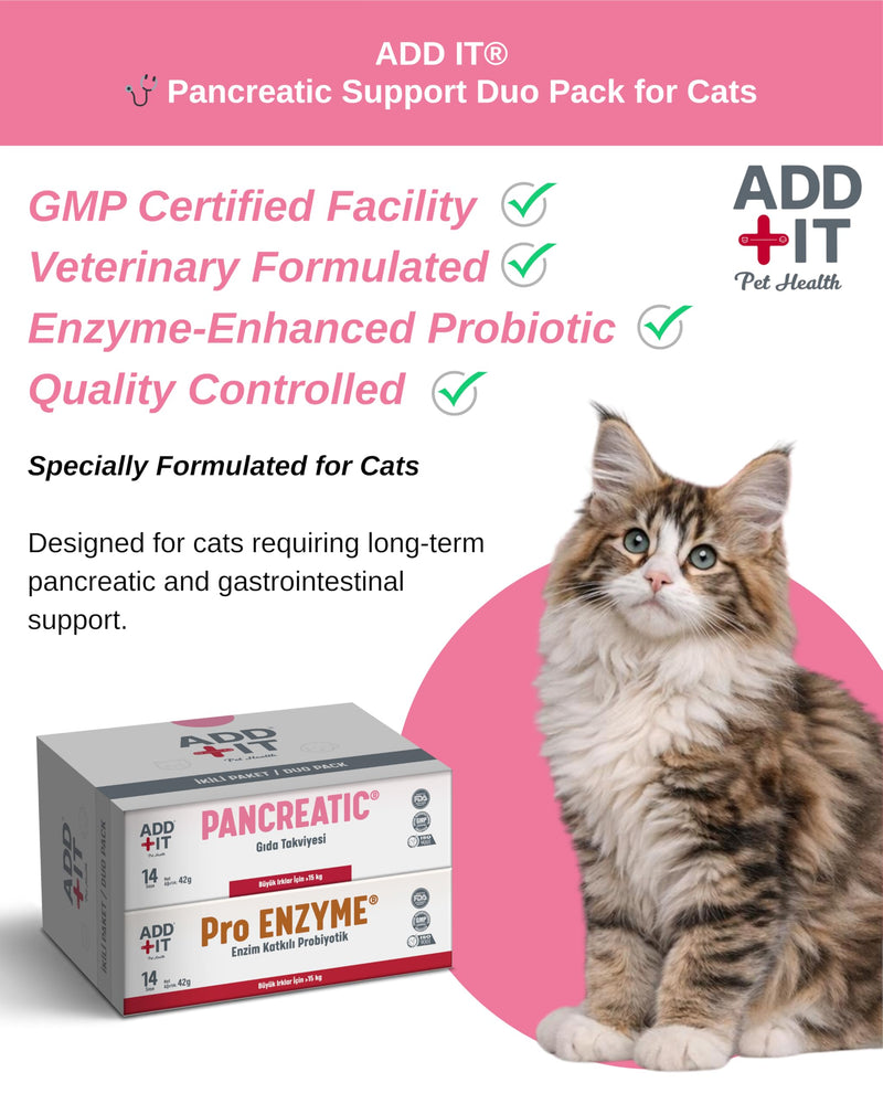 ADD IT® Pancreatic Support for Cats & Small Dogs | Duo Pack EPI Care