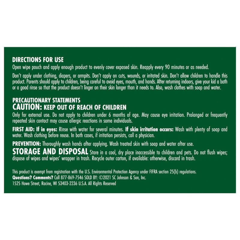 Stem Repels Mosquitoes: Mosquito Repellent Wipes With Botanical Extracts; 10 Wipes (Pack Of 1)