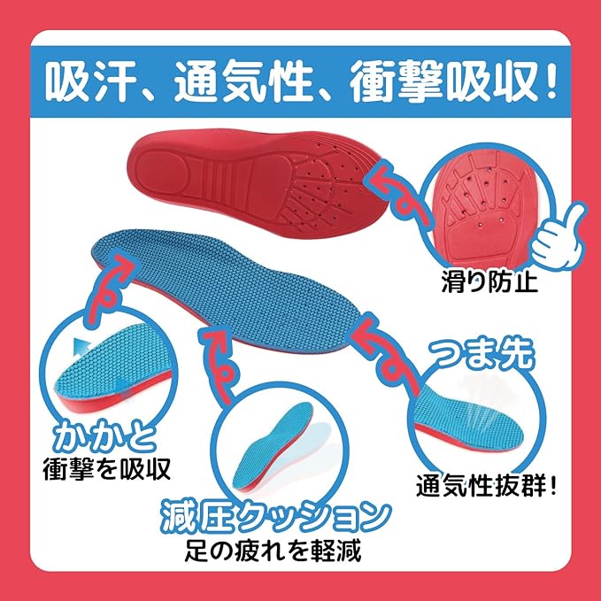PhoenixSole Children's Insole, Decompression Cushioning/Shock Absorption/Adjustable Size - BeesActive Australia