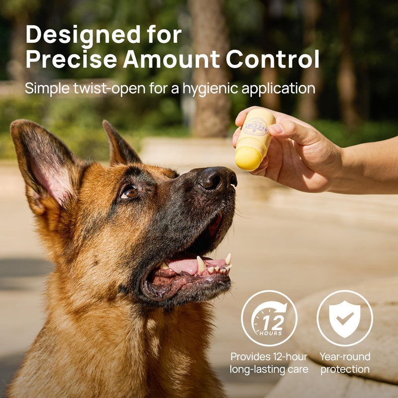 HICC PET Nose Balm for Dog & Cat, Natural Lick-Safe Dog Paw Balm, Moisturizes Repairs Soothes Dry/Cracked Nose, Dogs Snout Soother with Fermented Coconut Oil, Daily Pet Care & Protection (30g)