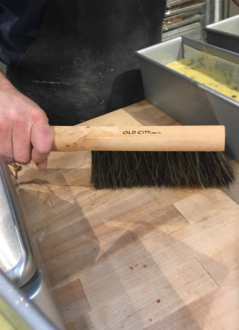 Dustpan Bench Woodworking Brush-USA 13 inch Horsehair Brushes are used for Counter, Furniture, Drafting, Patio, Fireplace Cleaning, Shop Brush, Leather Tie, Woodworking tool & Accessories - BeesActive Australia