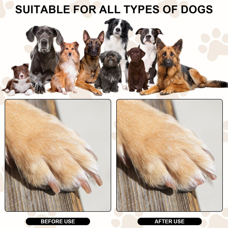 Dog Scratching Board, Dog Claw Grinder with Treat Box, Dog Claw Grinder, Built-in 6 Compartment Food Storage 360°, Rotation Alternative to Claw Clippers and Grinders (Black) Black - BeesActive Australia