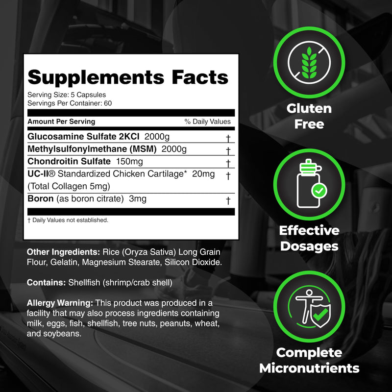 Species Nutrition Arthrolyze Joint Repair Supplement, Fortified with UC-II Collagen, MSM, Glucosamine, Chondroitin, High Potency Connective Tissue & Joint Support (300 Capsules)