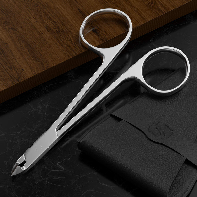 Suvorna 4" cuticle scissors for nails cuticle trimmer, cuticle nippers professional, cuticle clippers professional, cuticle scissors extra fine curved, cuticle cutter & cuticle remover for nails. Modern - BeesActive Australia