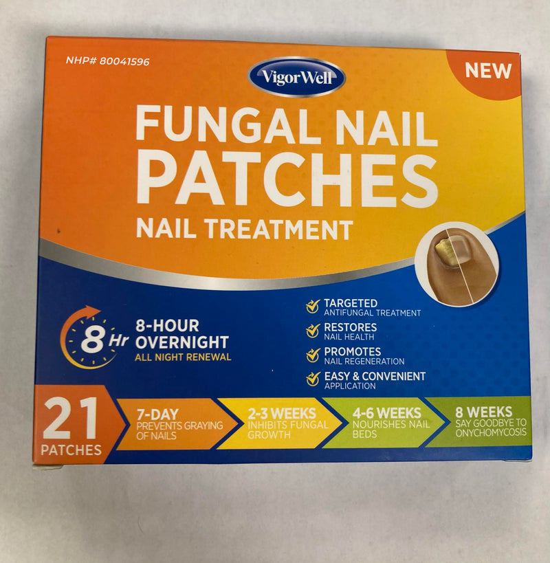 Toenail Fungus Treatment Extra Strength - (Medium) 32 Nighttime Hydrogel Patches for Overnight Toenail Repair - Visible Results in 8 Hours - Fungal Nail Patches for Toenail Fungus Relief 32 Count (Pack of 1)
