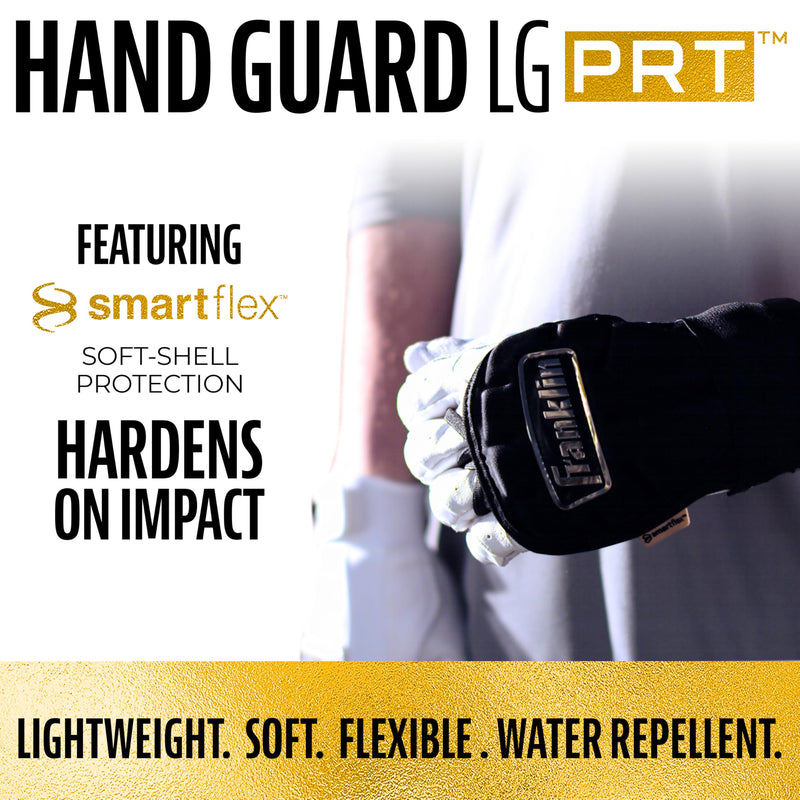 Franklin Sports Baseball Hand and Wrist Guard - PRT LG Series Adult Protector for Batting - Protective Shield for Right and Left Hand Hitters - One Size - Adult Burgundy - BeesActive Australia