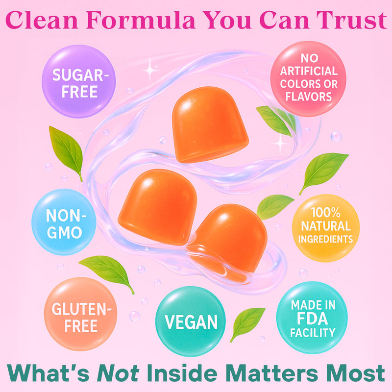 Dr. Lu Happy Girl Feminine Balance Gummies | Pineapple Gummies for Women pH Balance with Probiotics & Immune Support | Delicious & Naturally Flavored, Sugar-Free, Vegan - 60 Count