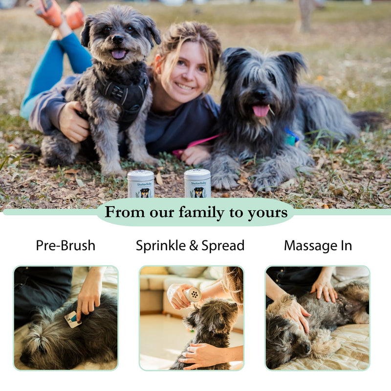 Dog Powder for Itchy Skin, Hot Spots & Yeasty Paws – Dry Shampoo for Sensitive Skin with Probiotics, Antioxidants & Prebiotics - Waterless - PawsPlanet Australia