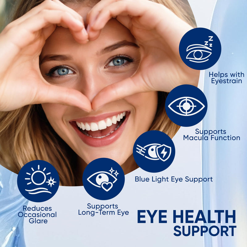 15 in 1 Advanced Eye Formula, Neurobella Eye Vitamin and Mineral Supplement for Adults & Seniors, with Lutein, Astaxanthin, Vitamin C/E, Bilberry, Promotes Eye Health, Reduces Dryness, 60 Capsules