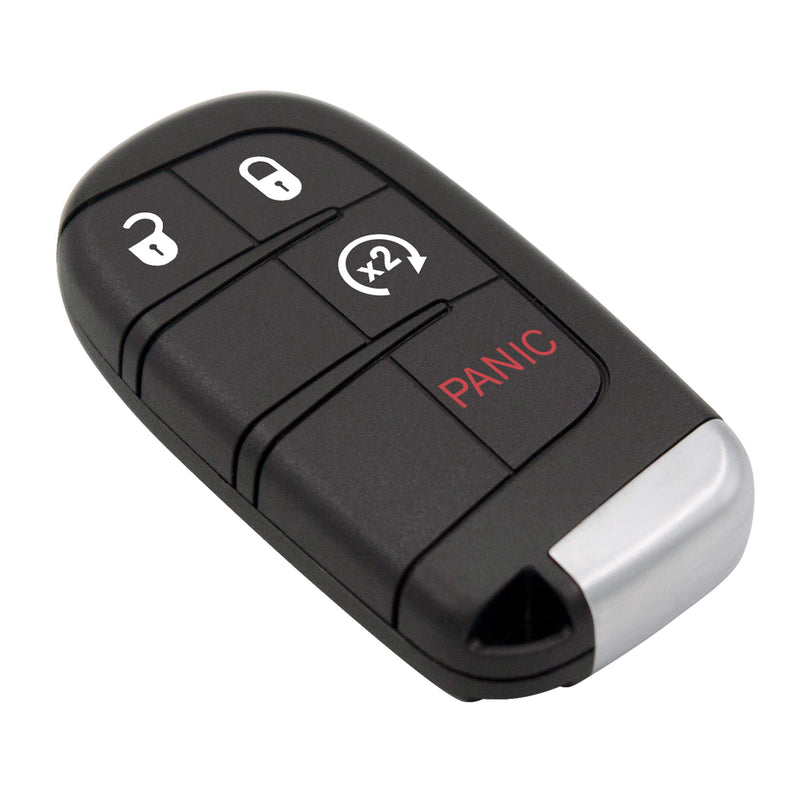 Keyless2Go Replacement for 4 Button Proximity Remote Smart Key for Jeep Compass M3N-40821302 68250337 AB