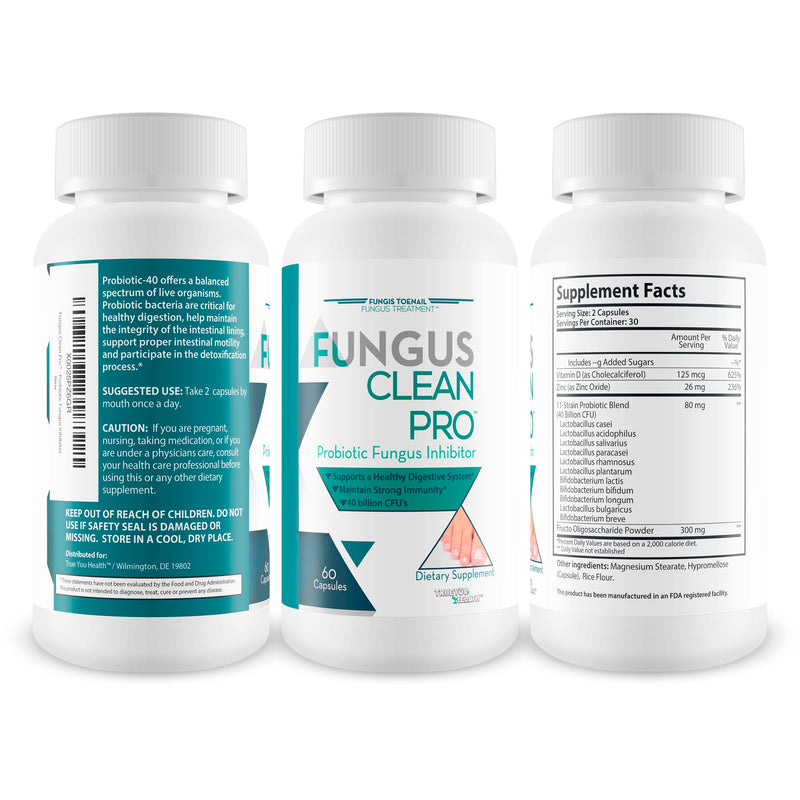 Fungus Clean Pro - Probiotic Fungus Inhibitor - Fight Off Fungus from The Inside Out with This Powerful Fungus Defense probiotic Protect Your Body from Fungus 1