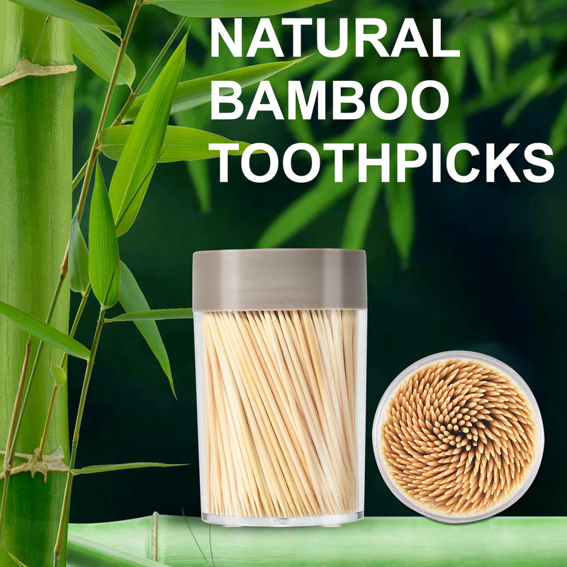 [1000 Count] Toothicks Wood Round Single-Point Toothicks, YQ-1000 - BeesActive Australia