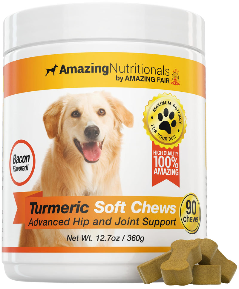 Amazing Skin and Coat Health Joint Support Bundle - Turmeric and Omega 3 for Itchy Skin Relief, Inflammation, Dry Skin, Hot Spots, Shedding