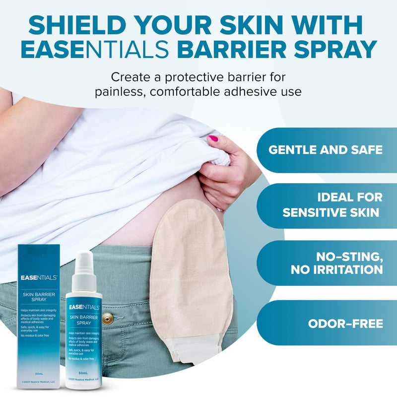 Quick-Drying, Low-Residue Ostomy Barrier Spray ‚Äì Barrier Spray Ideal for Sensitive Skin - Silicone Skin Prep for Pain-Free Application and Removal of Ostomy Pouches and Bandages 50 ML - BeesActive Australia