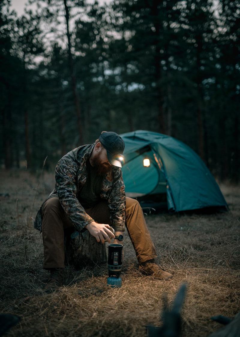 Princeton Tec Fred Headlamp 200 Lumens Dimmable Ultrabright White LED, IPX4 Water Resistance and 41 Hour Burn Time, Perfect for Hiking, Camping, Hunting, Fishing, and Safety Preparedness, Multicam