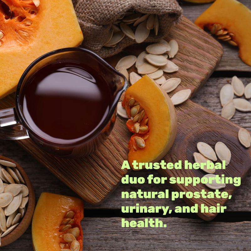 Pumpkin Seed Oil 3,000mg with Saw Palmetto, 240 Softgels ‚Äì Cold Pressed Extract with Virgin Oil ‚Äì Supports Prostate Health & Normal Urinary Frequency ‚Äì DHT Blocker for Hair Growth ‚Äì Non-GMO - BeesActive Australia