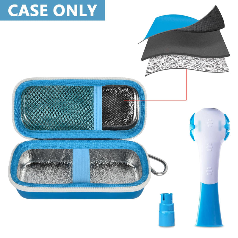 Boobowl Case Compatible with Natural Breathing Exercise Device, Hard Carrying Storage Bag with Tin Foil and Carabiner for Expiratory Muscle Trainer Accessories (Box Only) - BeesActive Australia